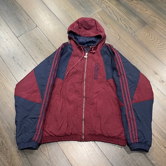 Adidas Vintage Puffer Starter Style Jacket - size L/XL - Picture 2 of 8
